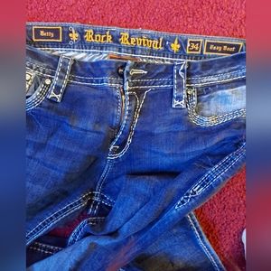 Betty Easy Boot Rock Revival 34W 31L EUC